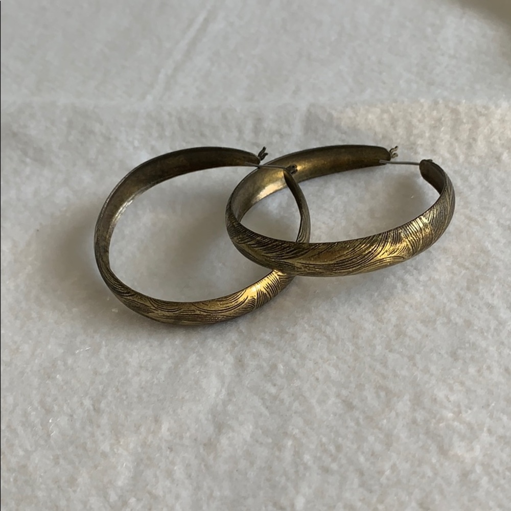 Brass Boho Hoops
